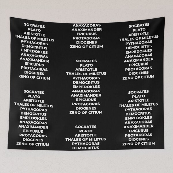 Item preview, Greek Philosophers - white ver designed and sold by The British Bunny Hop Shop.