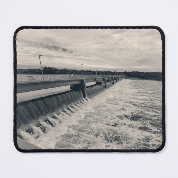 Item preview, Coon Rapids, MN, Dam in Black & White designed and sold by missmermaid1990.