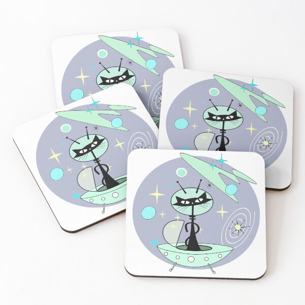 Item preview, Atomic MCM Cosmic Cat Martian Lost in Space designed and sold by BossAtomic.