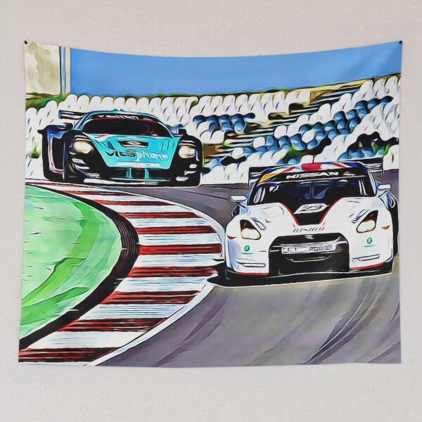 Item preview, GT1 Algarve Nissan GTR vs Maserati MC12 designed and sold by Road To Track.