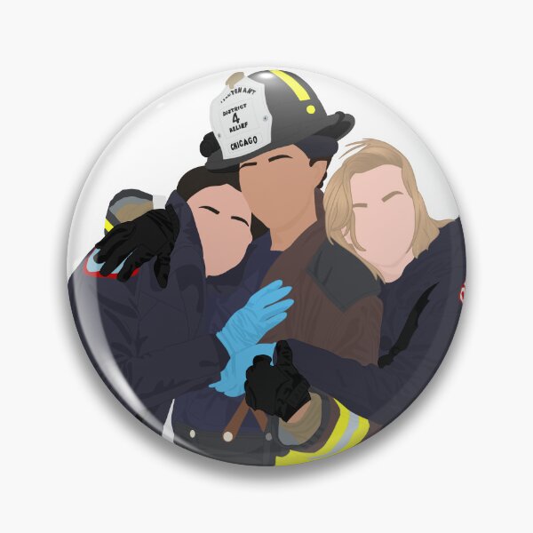 Item preview, Stella Sylvie & Violet Hug Chicago Fire  designed and sold by erinsartstuffs.