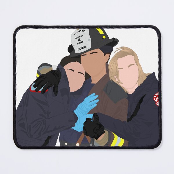 Item preview, Stella Sylvie & Violet Hug Chicago Fire  designed and sold by erinsartstuffs.