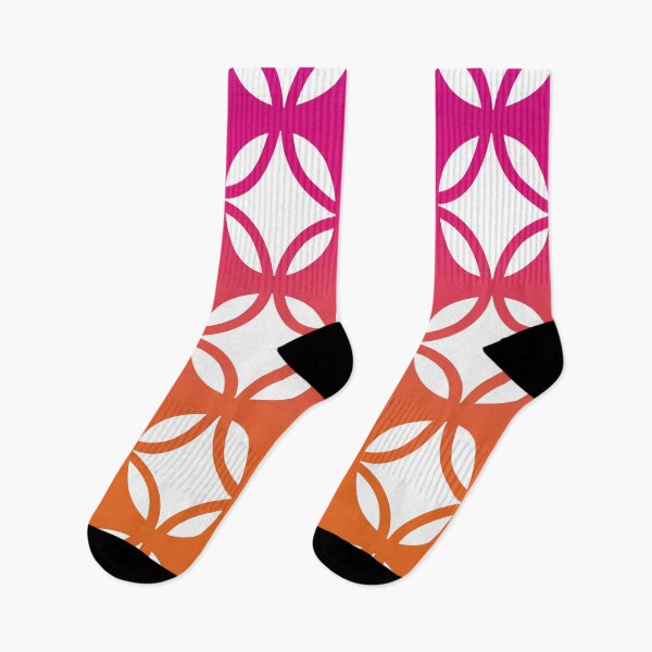 Item preview, Gradient Circles Pattern No.6 Pink To Orange designed and sold by QuestingPixel.