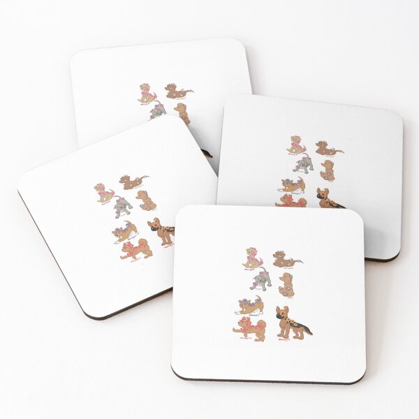 Item preview, Dogs and Flowers  designed and sold by Bre-Bug-242.