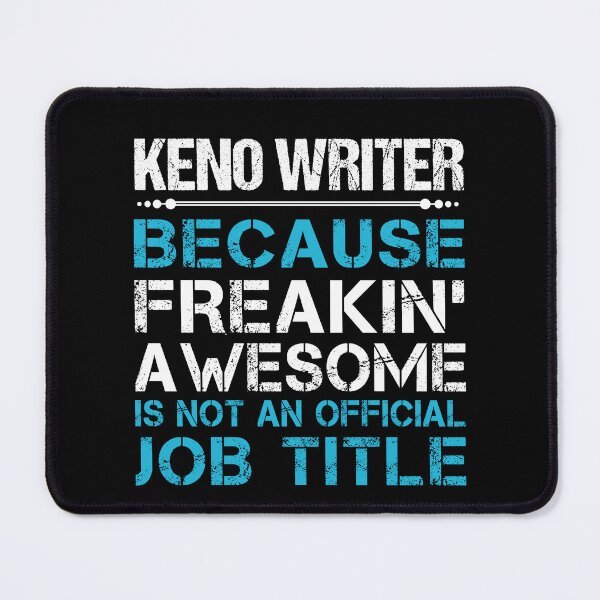Item preview, Keno Writer T Shirt - Freaking Awesome Job Gift Item Tee designed and sold by oetate4774.