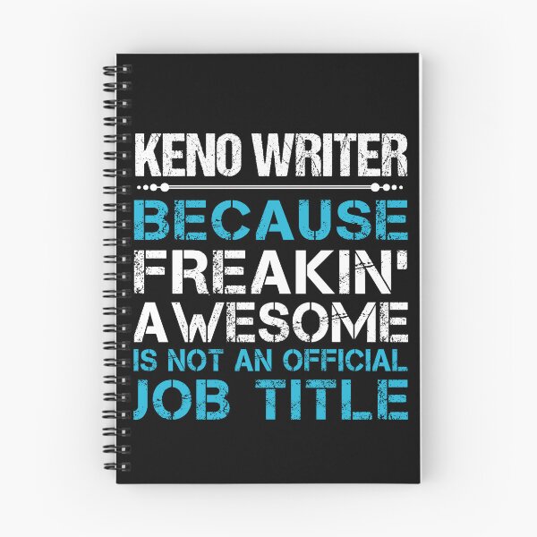 Item preview, Keno Writer T Shirt - Freaking Awesome Job Gift Item Tee designed and sold by oetate4774.