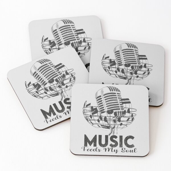 Item preview, Music Feeds My Soul For Music Lovers designed and sold by MqHStore.