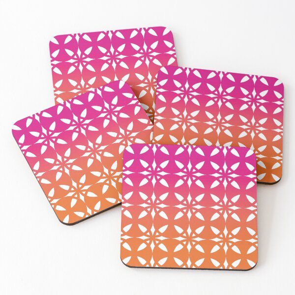 Item preview, Gradient Circles Pattern No.5 Pink To Orange designed and sold by QuestingPixel.