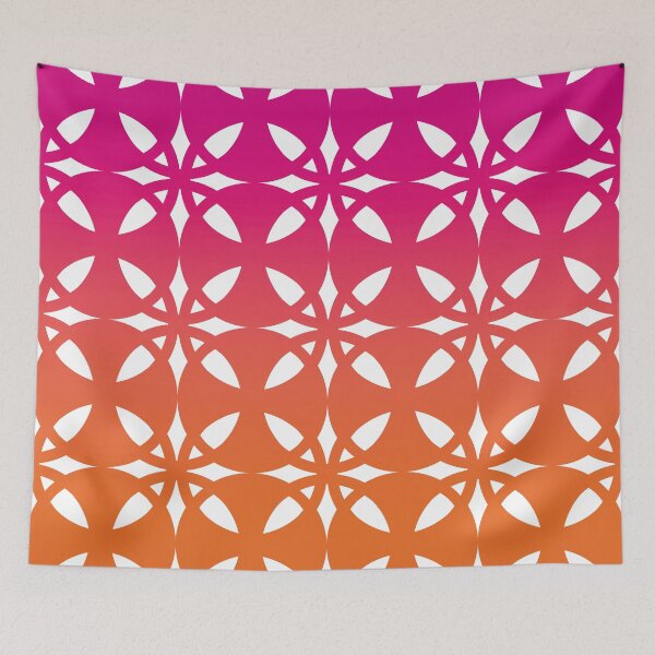 Item preview, Gradient Circles Pattern No.5 Pink To Orange designed and sold by QuestingPixel.