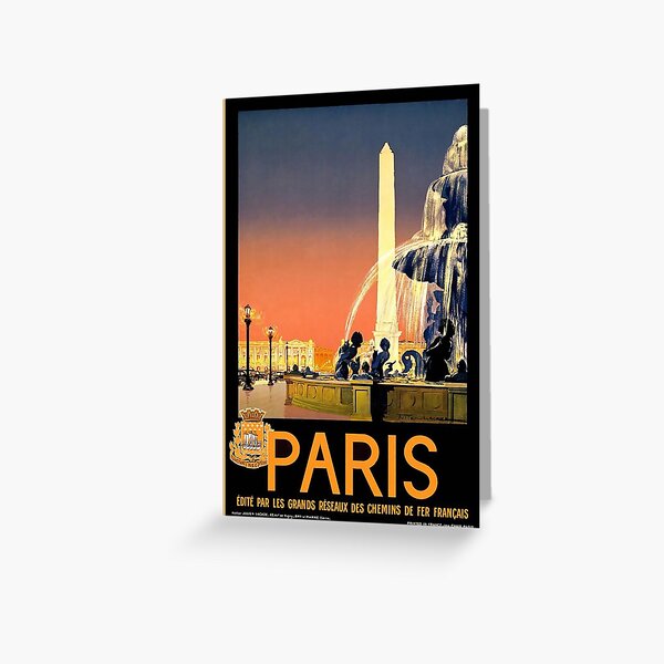 Artikel-Vorschau von Paris-Reise-Weinlese-Plakat - Retro- Design, designt und verkauft von tshirtfever.