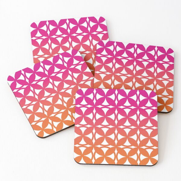 Item preview, Gradient Circles Pattern No.4 Pink To Orange designed and sold by QuestingPixel.