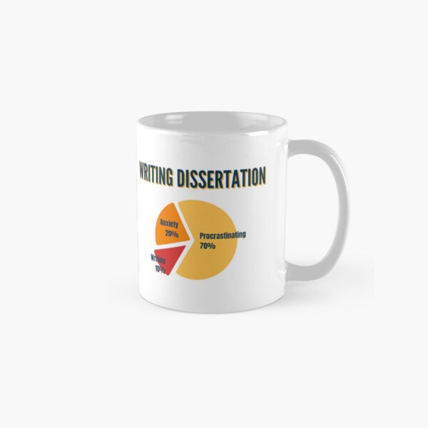 Item preview, Writing Dissertation – 70% Procrastination – Funny Grad Student designed and sold by cinsarad.