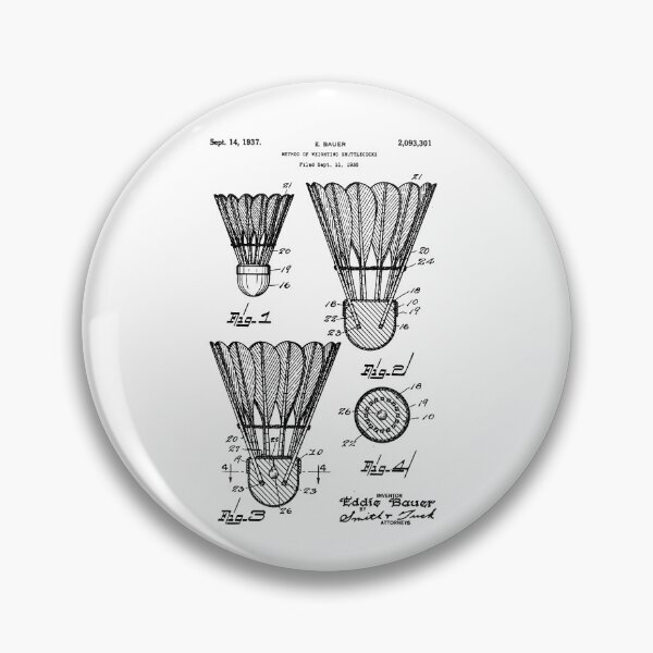 Item preview, Badminton Patent 1937 designed and sold by anodyle.