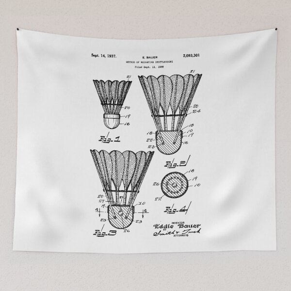 Item preview, Badminton Patent 1937 designed and sold by anodyle.