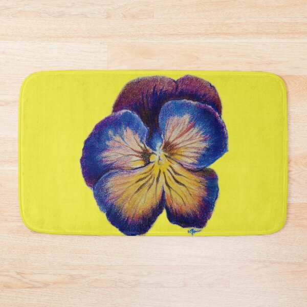 Item preview, Purple Pansy- Colorpencil drawing Redbubble Fashion and Home Accessories designed and sold by Winnie Tam.
