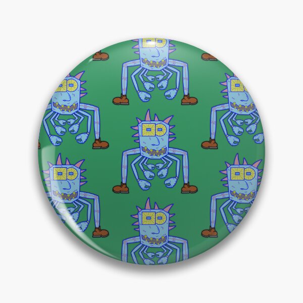 Item preview, Squeenal - Crab Creature - Crab Monster - Green Background - Fun Pattern designed and sold by Squeenal461.