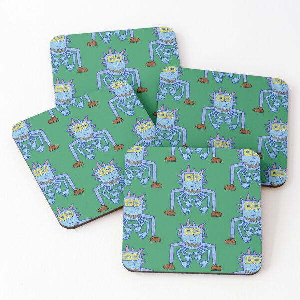 Item preview, Squeenal - Crab Creature - Crab Monster - Green Background - Fun Pattern designed and sold by Squeenal461.
