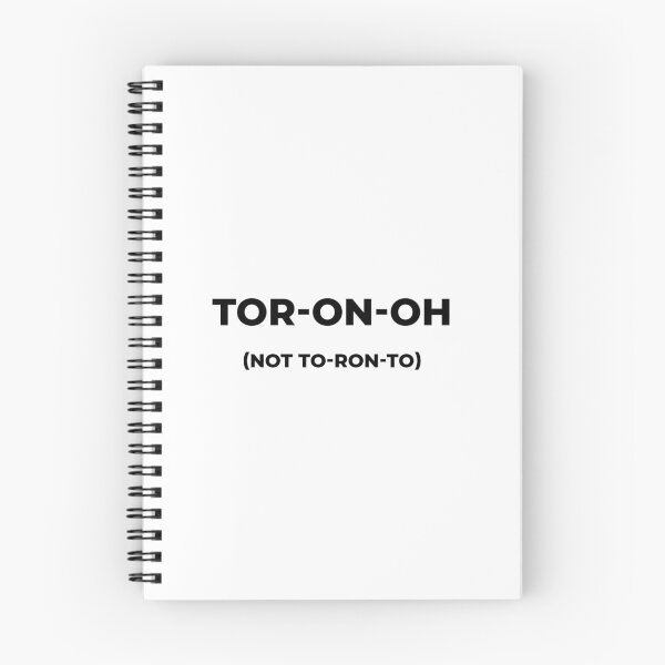 Item preview, Toronto True pronunciation designed and sold by The British Bunny Hop Shop.