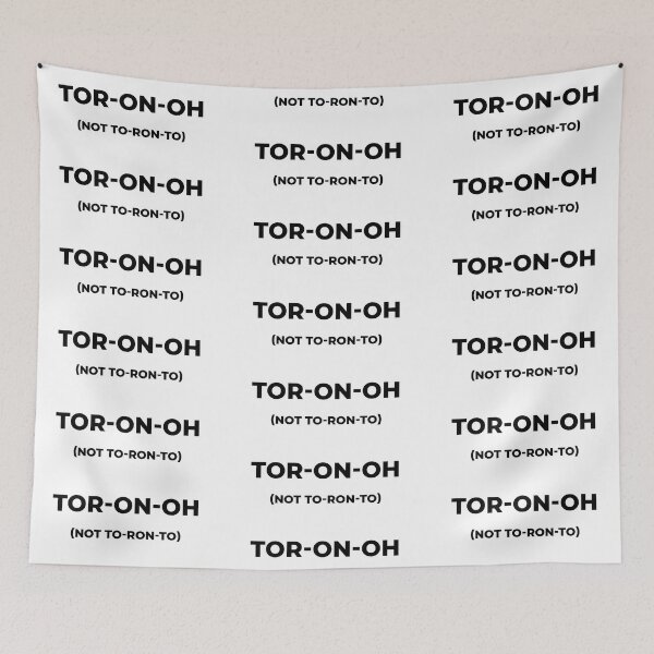 Item preview, Toronto True pronunciation designed and sold by The British Bunny Hop Shop.