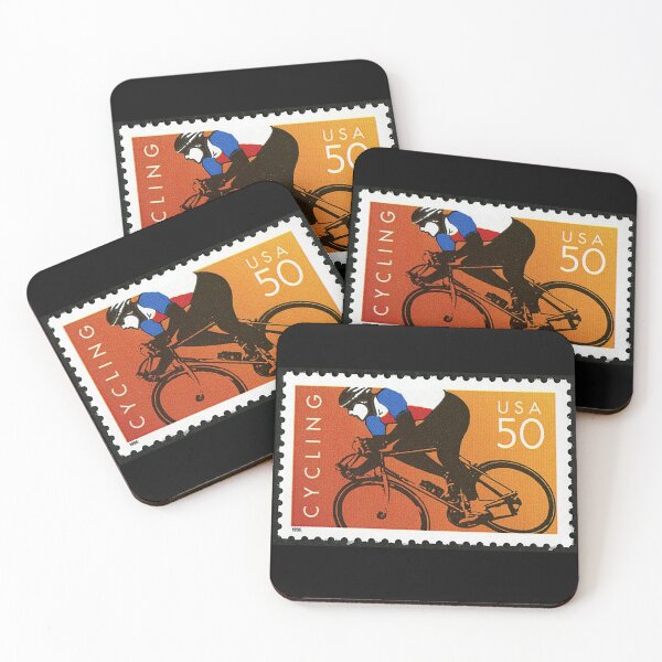 Item preview, Cycling, bicycle, Cycling US Postage Stamp, Bike Race, Velodrome, speed, 10 speed bike,  designed and sold by Nostrathomas66.