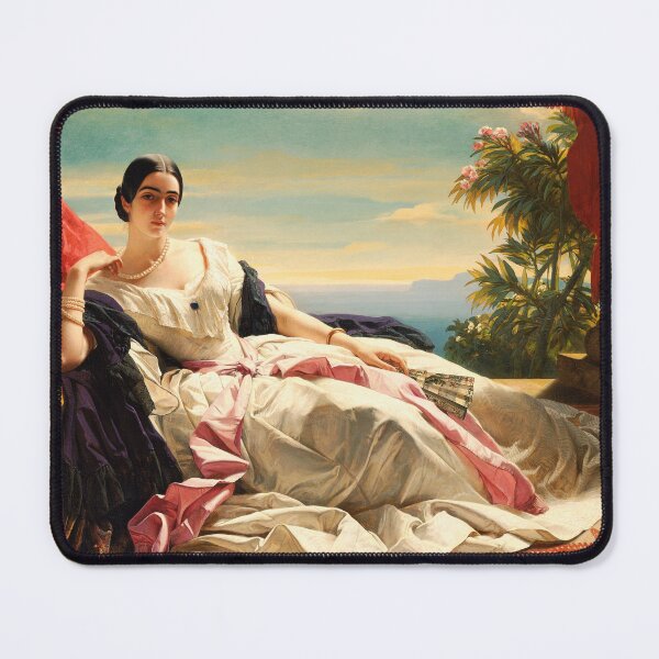 Item preview, Vintage portrait of leonilla princess of sayn wittgenstein sayn- oil on canvas designed and sold by pixxart.