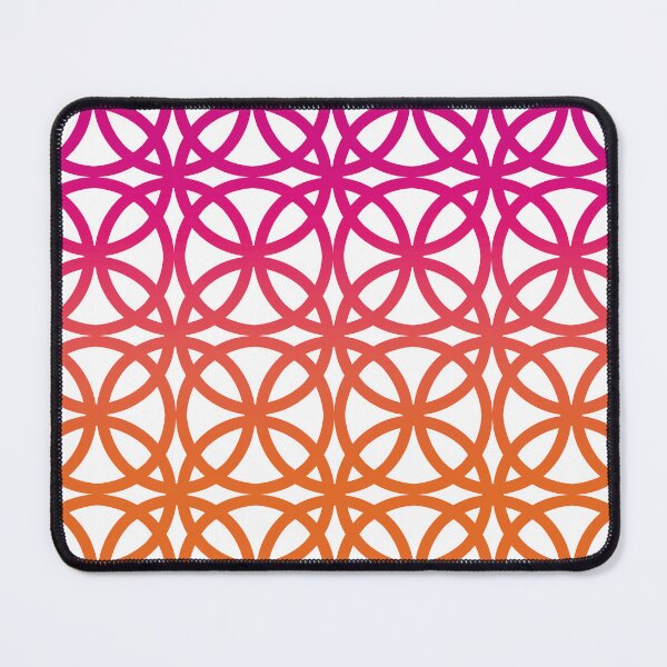 Item preview, Gradient Circles Pattern No.2 Pink To Orange designed and sold by QuestingPixel.