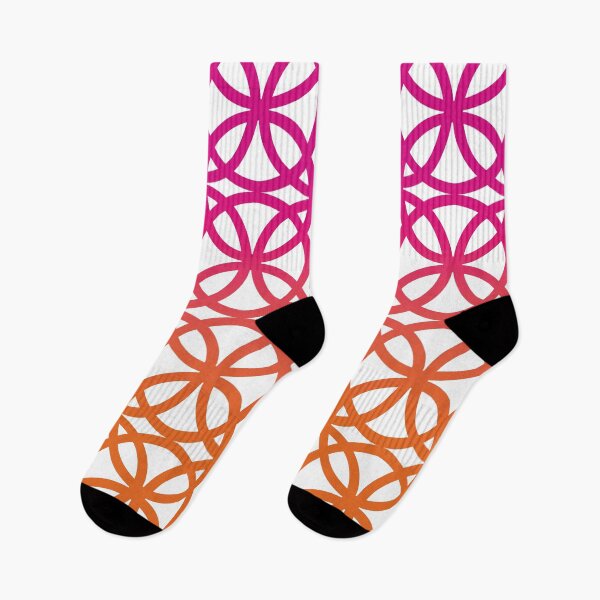 Item preview, Gradient Circles Pattern No.2 Pink To Orange designed and sold by QuestingPixel.