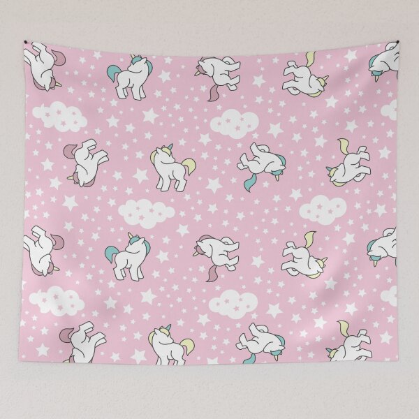 Item preview, unicorns and stars designed and sold by Name4Love.