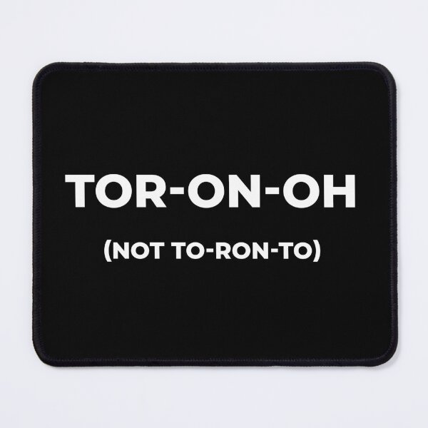 Item preview, Toronto True pronunciation - white ver designed and sold by The British Bunny Hop Shop.