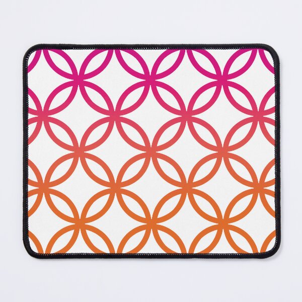 Item preview, Gradient Circles Pattern No.3 Pink To Orange designed and sold by QuestingPixel.