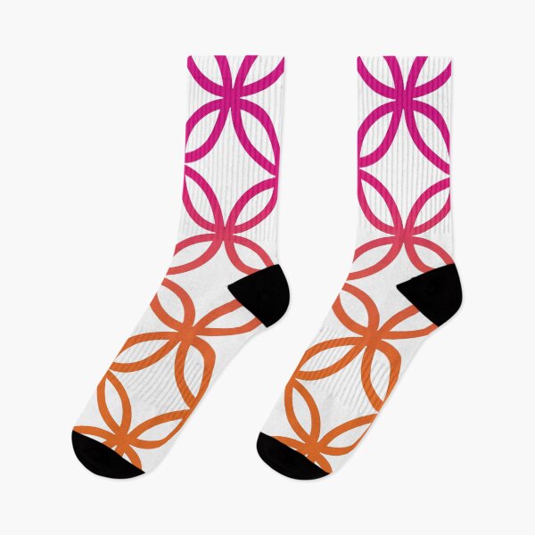Item preview, Gradient Circles Pattern No.3 Pink To Orange designed and sold by QuestingPixel.
