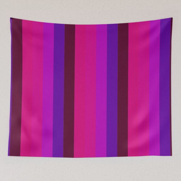 Item preview, Pinkish Purple Magenta Vertical Five Stripes  designed and sold by LoloTrends.