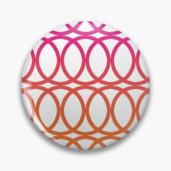 Item preview, Gradient Circles Pattern No.1 Pink To Orange designed and sold by QuestingPixel.