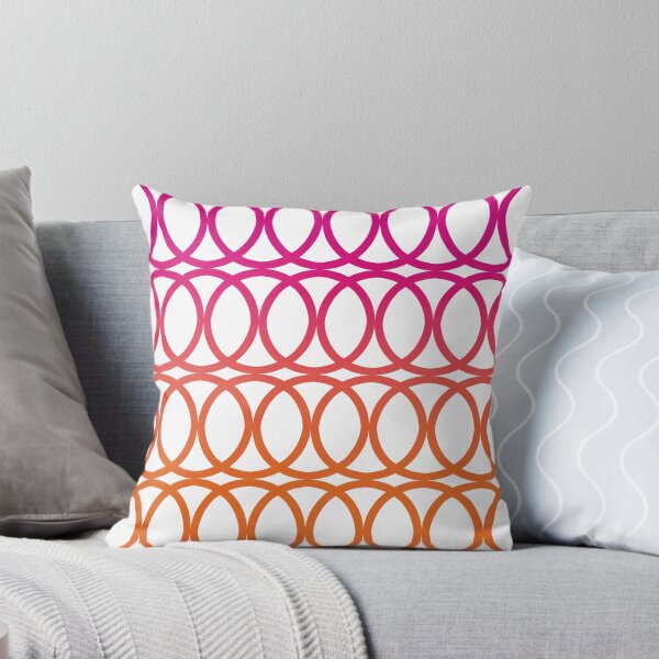 Item preview, Gradient Circles Pattern No.1 Pink To Orange designed and sold by QuestingPixel.