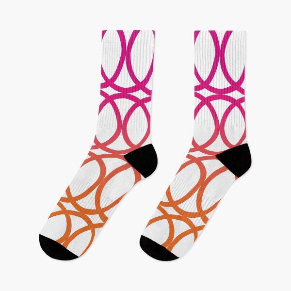 Item preview, Gradient Circles Pattern No.1 Pink To Orange designed and sold by QuestingPixel.