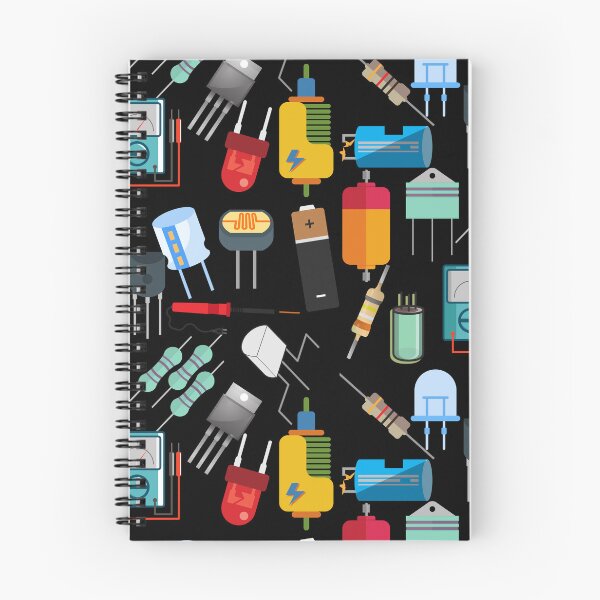 Item preview, Electronics components collage art designed and sold by EngineersArt.