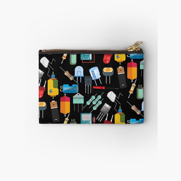 Item preview, Electronics components collage art designed and sold by EngineersArt.