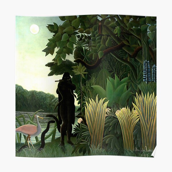 Henri Rousseau - The Snake Charmer Poster