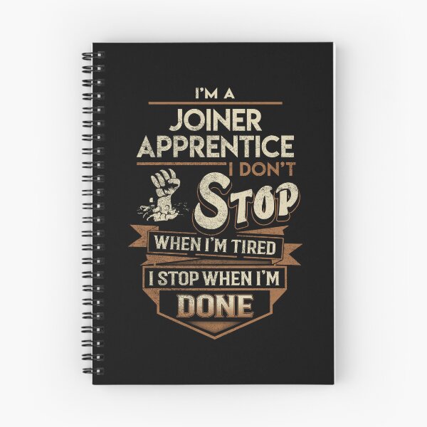 Item preview, Joiner Apprentice T Shirt - I Stop When Done Job Gift Item Tee designed and sold by natalinedk.