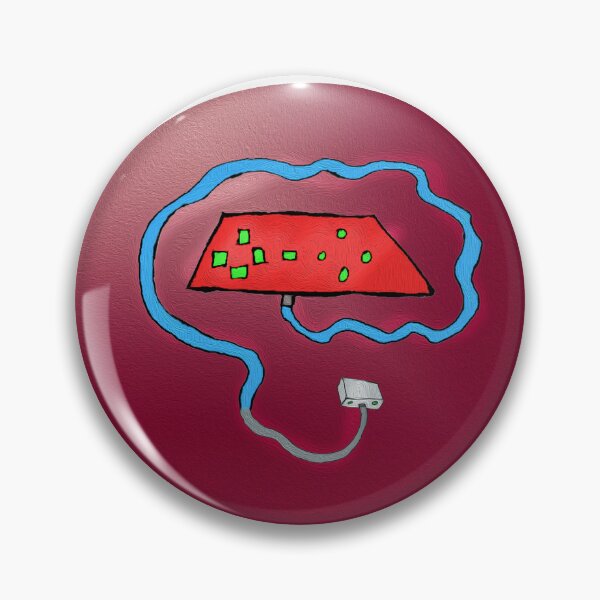 Item preview, Game control oil paint power on  designed and sold by Coffeemerc117.