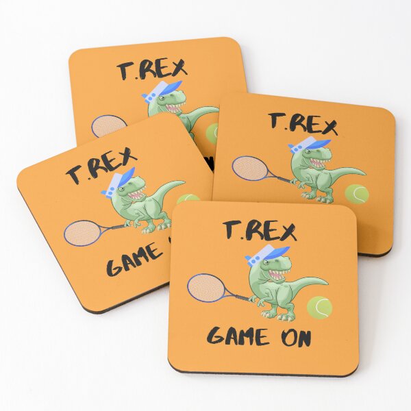 Item preview,  Tennis Dinosaur- T.REX Game On designed and sold by BronikowskiART.