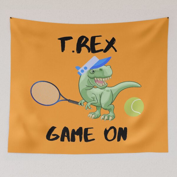 Item preview,  Tennis Dinosaur- T.REX Game On designed and sold by BronikowskiART.