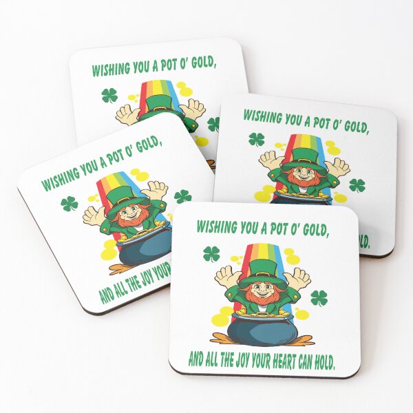 Item preview, Wishing you a pot of gold for St. Patrick's Day designed and sold by GlassyDesigns.