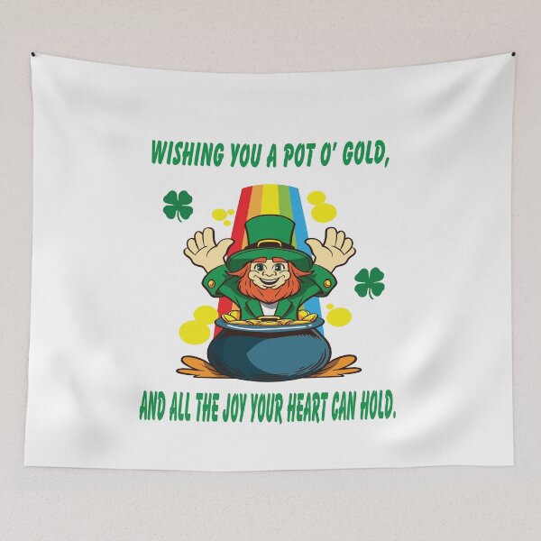 Item preview, Wishing you a pot of gold for St. Patrick's Day designed and sold by GlassyDesigns.