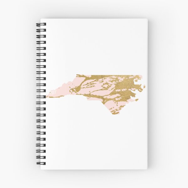 Item preview, gold marble noth carolina map designed and sold by AnnaGo.