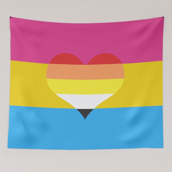 Item preview, Pansexual Lithoromantic (Akioromantic) Pride Flag designed and sold by DarkVulpine.