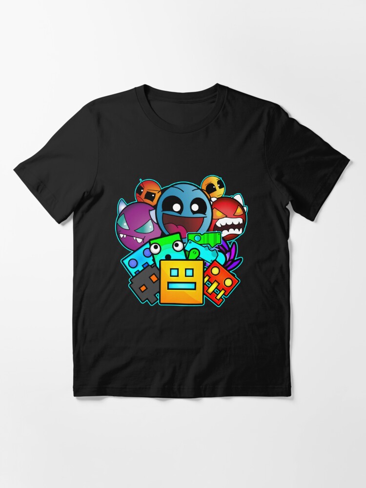 "geometry Dash Old School Gaming" T-shirt For Sale By Lukyme ...