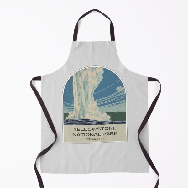 Item preview, Yellowstone National Park Art Vintage designed and sold by babyleafshop.