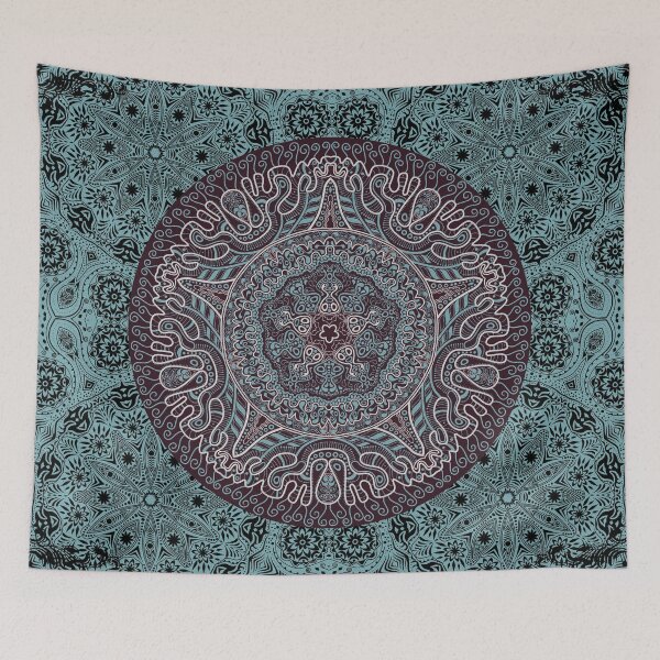 Item preview, Mashad Blue Antique Persian Silk Rug  designed and sold by MrEddie10.