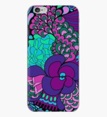 Psychedelisches Muster der Hippies 60s iPhone-Hülle & Cover